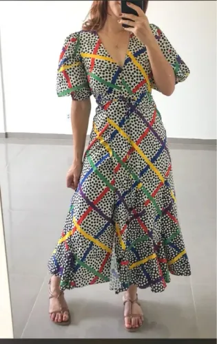 Vestido Farm longo estampado P 
