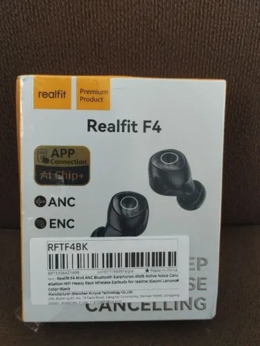 Fone Realfit F4 - Lacrado - Original 