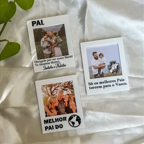 Foto polaroid dia dos pais 