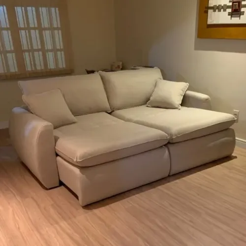 sala sofa retratil e reclinavel de 240 cm 