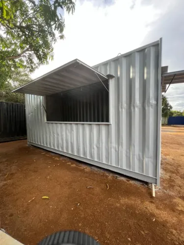 Container Almoxarifado 6mts+WC - LOCAÇÃO