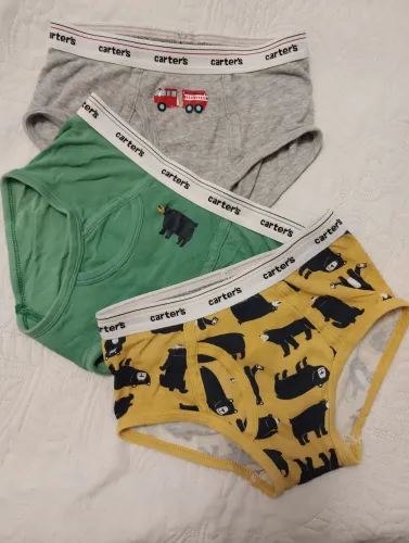 Kit cuecas infantis Carter's Tam 6/7