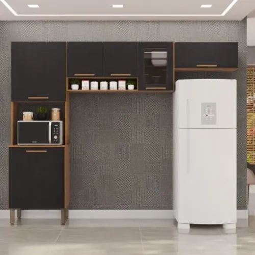 ARMÁRIO DE COZINHA ALTA ELEGÂNCIA SUPER FUNCIONAL SURPREENDA-SE!! UWUTYYT