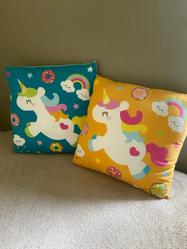 Almofadas decorativas de unicórnio
