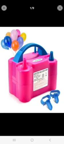Bomba de encher baloes festa infantil