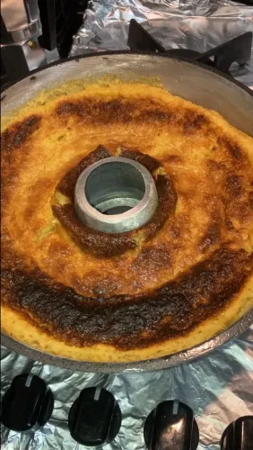 Forma para bolo de boca de fogão 