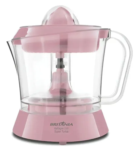 Espremedor de frutas rosa Britânia Super Turbo