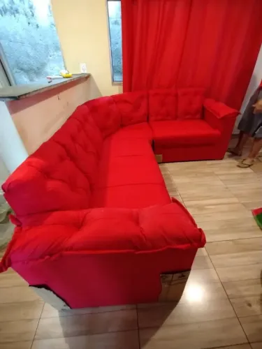 SOFÁ DE CANTO COM BRAÇO
