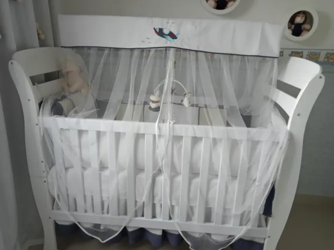 Kit berço com saia