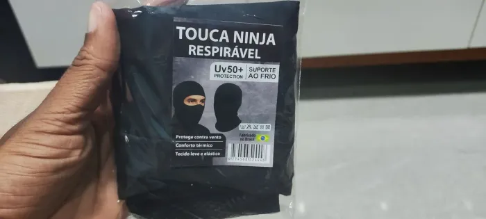 Balaclava, touca ninja respirável - já é o menor preço 
