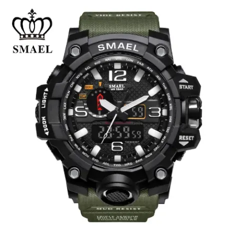 Relógio Smael Militar G-Shock Frete Grátis Prova D'água Original Com Caixa
