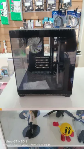 GABINETE GAMER AIGO DARKFLASH KORGAN K275M 3 FANS AQUÁRIO