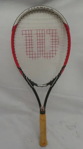 RAQUETE WILSON FEDERER TITANIUM EM EXCELENTE ESTADO CONSERVAÇÃO!!