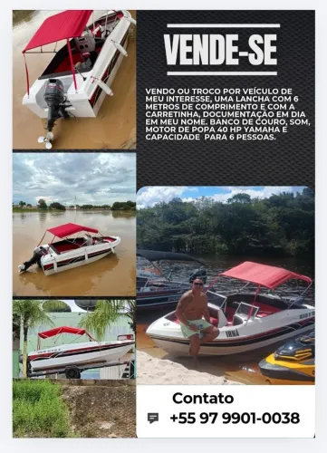 Vendo linda lancha