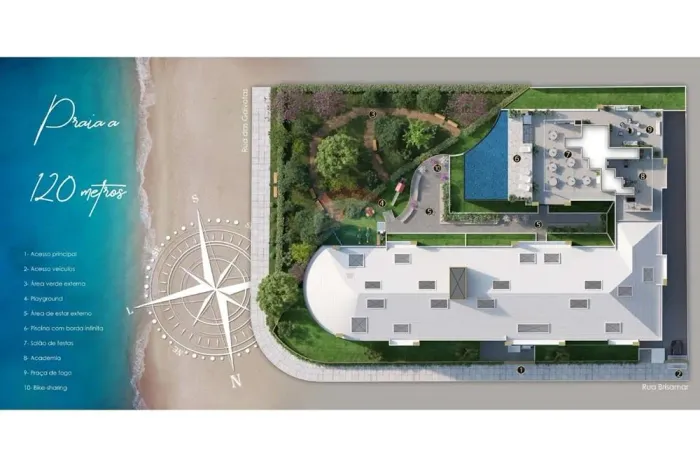 Mais que um Apartamento, um Espaço para Viver Bem Garden no Gaivotas Golden