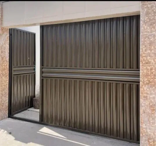 Portão de Metalon galvanizado