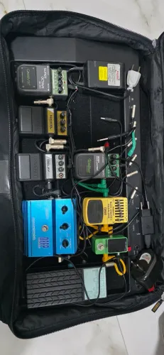 Pedal board warick com pedais