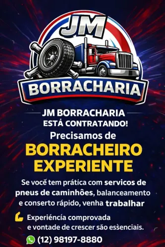 VAGA DE BORRACHEIRO