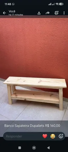 Banco Sapateira Dupallets