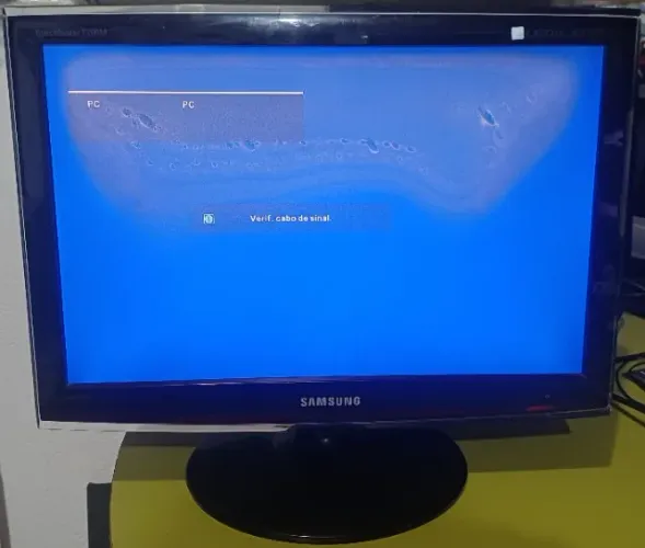 Tv e Monitor Samsung 20 polegadas com defeito