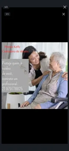 Cuidadora de idosos 