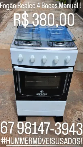 Vende - Se Fogão Realce 4 Bocas Manual !