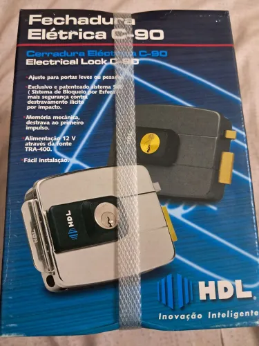 BARBADA! FECHADURA ELÉTRICA NOVA LACRADA HDL C 90