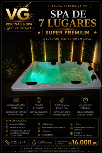 Spa 7 lugares super premium