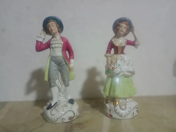 Casal louça antigo 