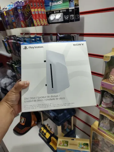 Unidade de disco para consoles PS5 Slim ou Pro Sony Branco - Novo - Lacrado