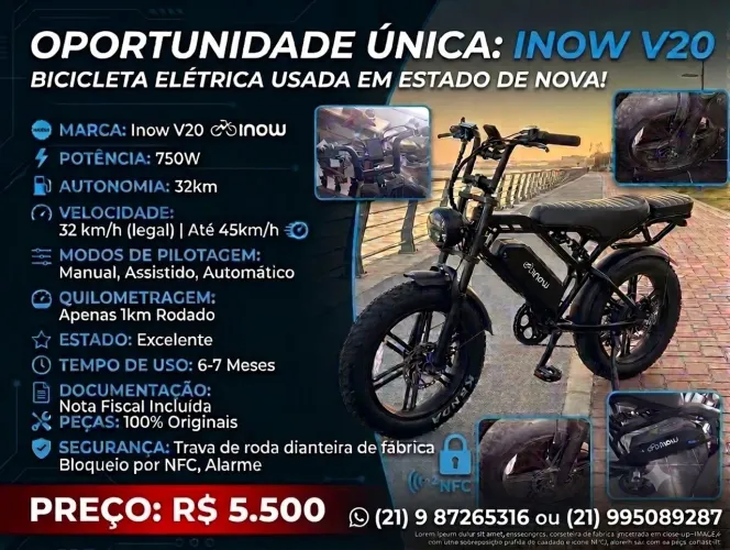 Bicicleta Inow V20