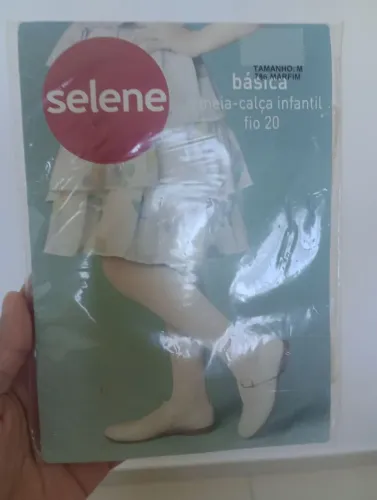 Meia calça infantil tamanho M