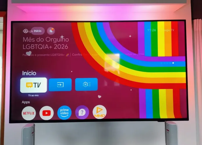 Philips ambilight tv 55 polegadas top sem marcas na tela