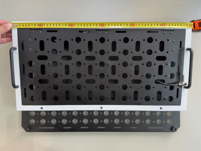 Pedalboard Amora 30x60 Articulado - Cabos mogami, conectores rean/neutrik com Bag original