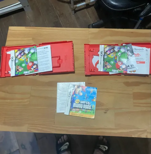 Lote Cases e Manuais Nintendo