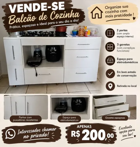 Vendo esses móveis bem conservados...