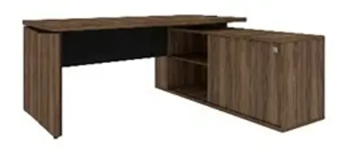 MESA EM "L" ARMÁRIO LATERAL