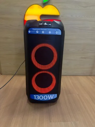 Torre de Som Philips | 1300 W | Bluetooth | Leds | Garantia 