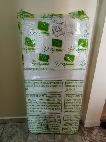 Colchão de Berço D'Espuma 130x60x7 cm - Novo, Lacrado