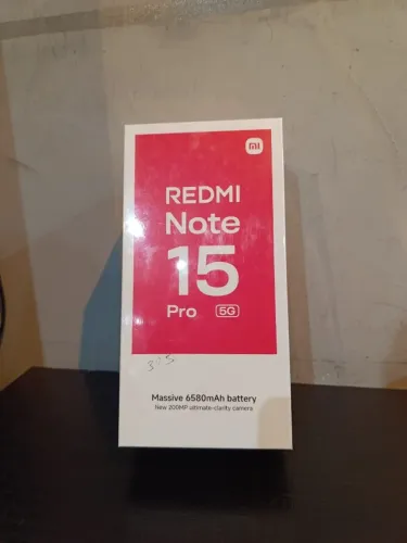 Note 15 pro 5g 256gb 8ram novo lacrado