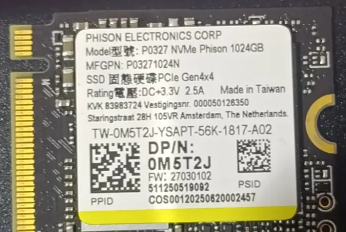 Ssd 1tb Externo - Phison P0327 Nvme Pcie Gen4 + Case