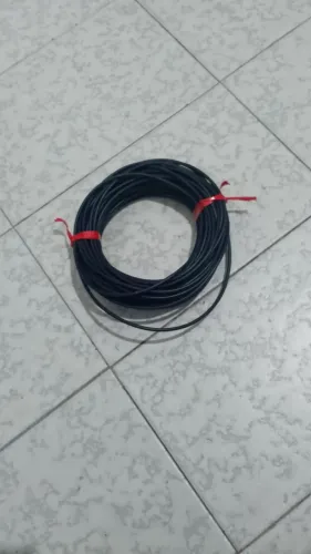 Cabo flexível 2,5mm, 750V cor preto da Forusi, 22 metros.