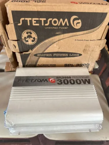 Kit Módulo Stetsom SPL 3000 3 Canais + Amplificador Boog Hybrid AB2500H 1000W