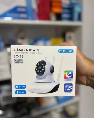 Camera De Segurança It-Blue SC-B8 Ip 1080 2.0 MegaPixel Wifi Audio / 3 Antenas