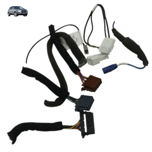 Jogo plug conector rádio original Hyundai ix35 2014 2015 16
