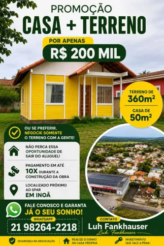 Casas pré fabricadas em placas de concreto 