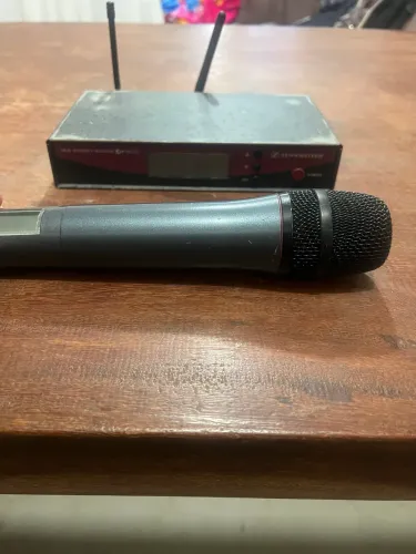 Mic Sennheiser sem fio condenser