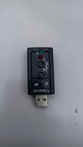 Adaptador USB áudio Pc Notebook