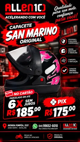 Capacete san marino 