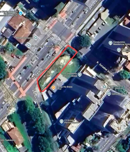 Oportunidade! Terreno de esquina dupla no Cabral em Curitiba - 495m2 !!